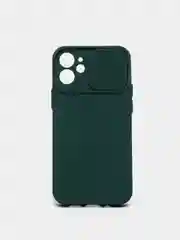 Тёмно-зелёный чехол для iPhone 11, 13, 12, Pro, Max, Mini, защита камеры, бархатный