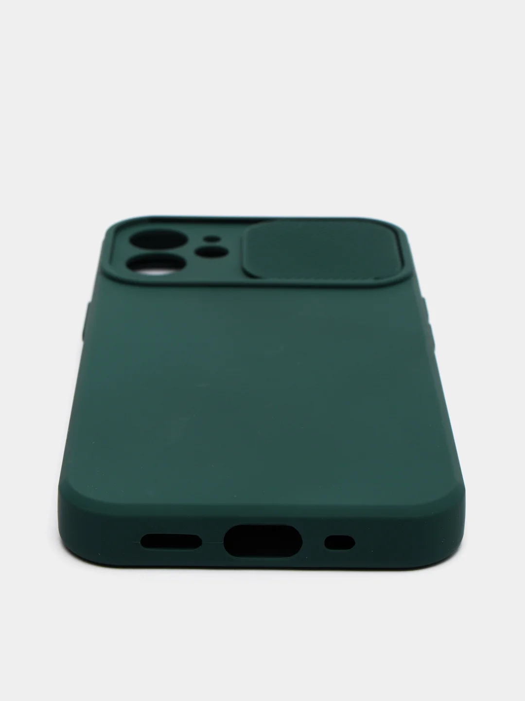 Тёмно-зелёный чехол для iPhone 11, 13, 12, Pro, Max, Mini, защита камеры, бархатный