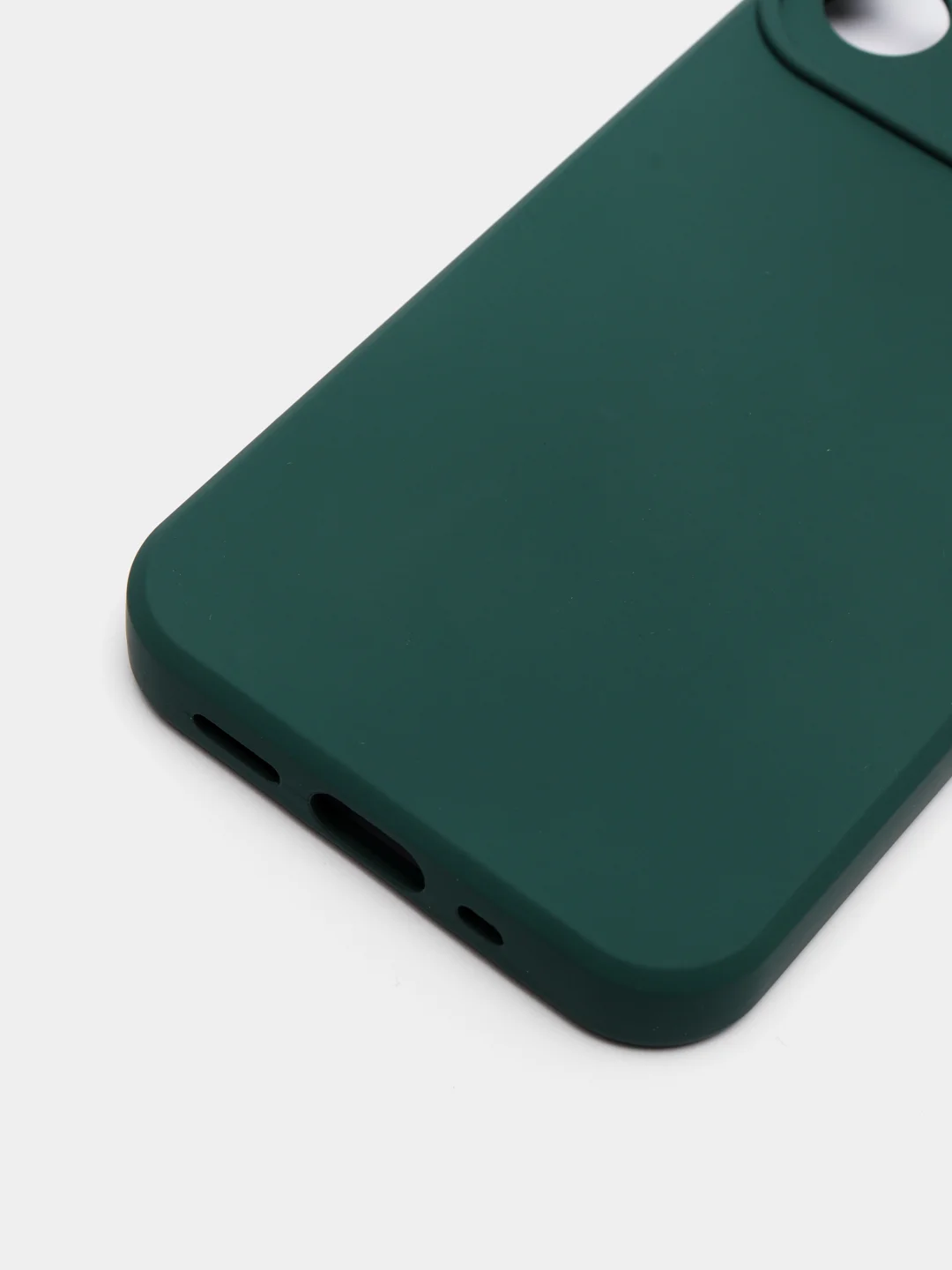 Тёмно-зелёный чехол для iPhone 11, 13, 12, Pro, Max, Mini, защита камеры, бархатный