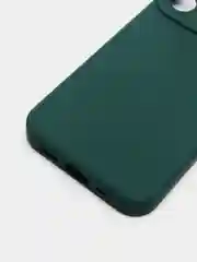 Тёмно-зелёный чехол для iPhone 11, 13, 12, Pro, Max, Mini, защита камеры, бархатный