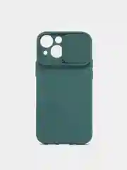 Тёмно-зелёный чехол для iPhone 11, 13, 12, Pro, Max, Mini, защита камеры, бархатный