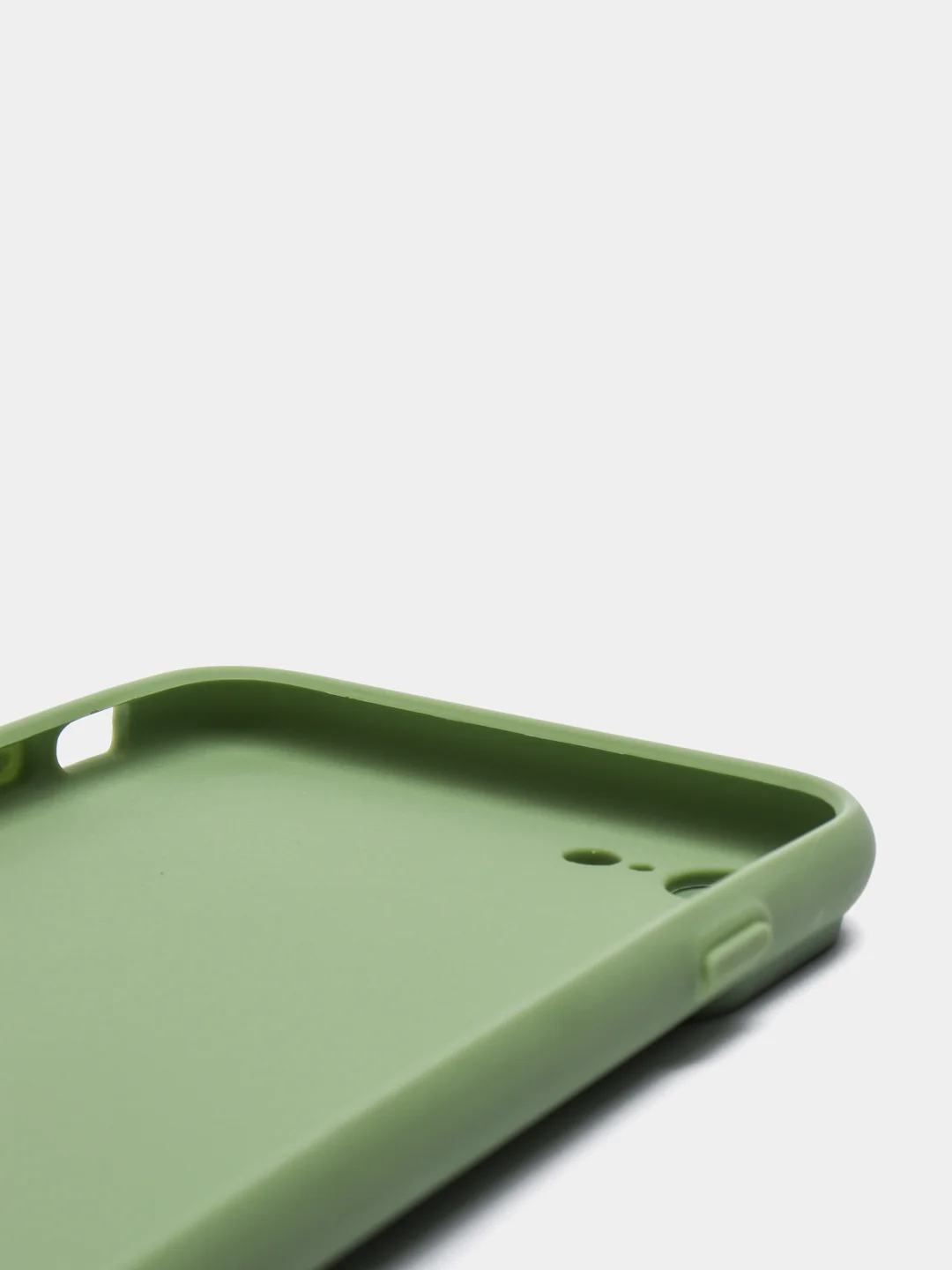 Лесной зеленый чехол iPhone 7 / 8 / SE 2020 силиконовый с закрывающейся камерой