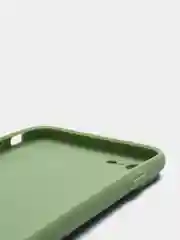 Лесной зеленый чехол iPhone 7 / 8 / SE 2020 силиконовый с закрывающейся камерой