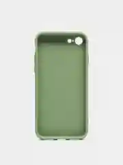 Лесной зеленый чехол iPhone 7 / 8 / SE 2020 силиконовый с закрывающейся камерой