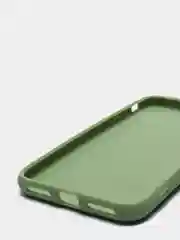 Лесной зеленый чехол iPhone 7 / 8 / SE 2020 силиконовый с закрывающейся камерой