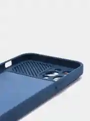 Темно-синий чехол для iPhone 11, 13, 12, Pro, Max, Mini, защита камеры, бархатный