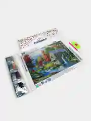 Черный алмазная мозаика "Сказочные места", без подрамника, 30 х 40 см