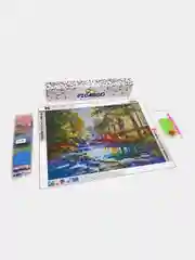 Красный алмазная мозаика "Сказочные места", без подрамника, 30 х 40 см