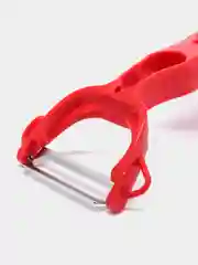 Красный овощечистка 3 в 1