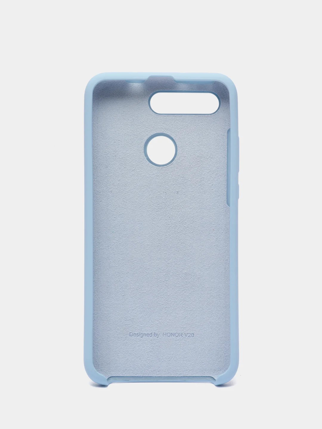 Небесно-голубой чехол силиконовый Silicone Cover Case для Huawei Honor V20