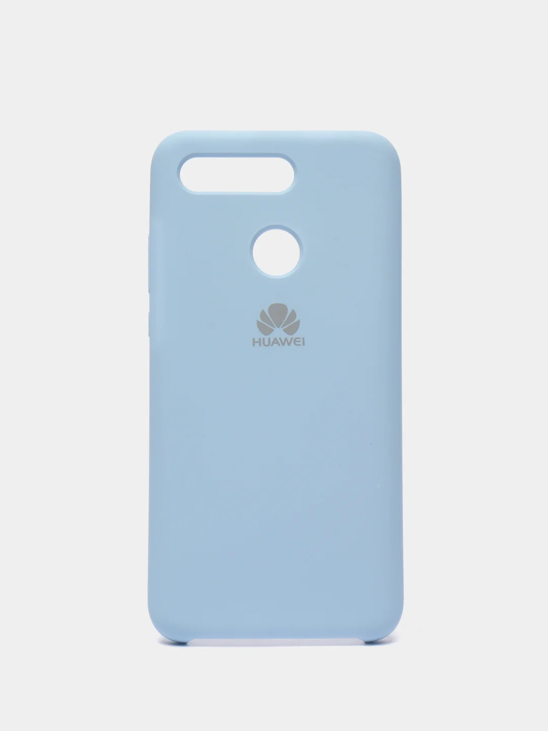 Небесно-голубой чехол силиконовый Silicone Cover Case для Huawei Honor V20