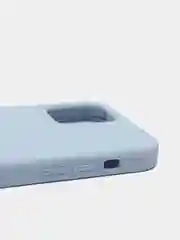 Голубой чехол на iPhone 7 Plus, 8 Plus, X, XS, XR, 11, 11 Pro Max, 12 Pro, Pro Max