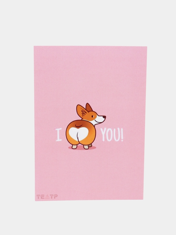Открытка "I love you"