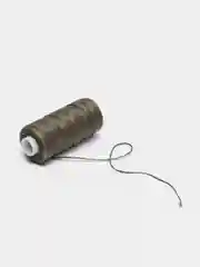 Приглушённый хаки вощеная нить для кожи, 50м, нитка 0.8 мм