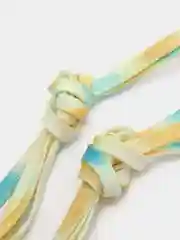 Лимонный шнурки градиент