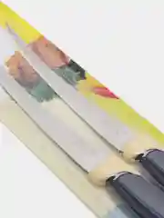 Нож кухонный Tramontina Multicolor, для помидоров, лезвие 12,7 см, набор 2 шт