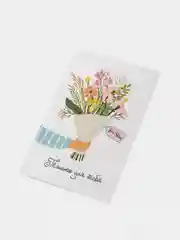 Красный милая Открытка Поздравляю девушке,подруге,с 8 марта,12вариантов, 9х14,8 см,с днем рождения