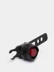 Черный мини-фонарь велосипедный, 3 режима, d 2.5 см, 1LED, 2хCR2032 (в комплекте)