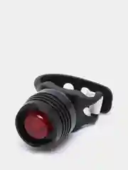 Черный мини-фонарь велосипедный, 3 режима, d 2.5 см, 1LED, 2хCR2032 (в комплекте)