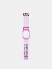 Фиолетовый прозрачный ремешок для Apple Watch