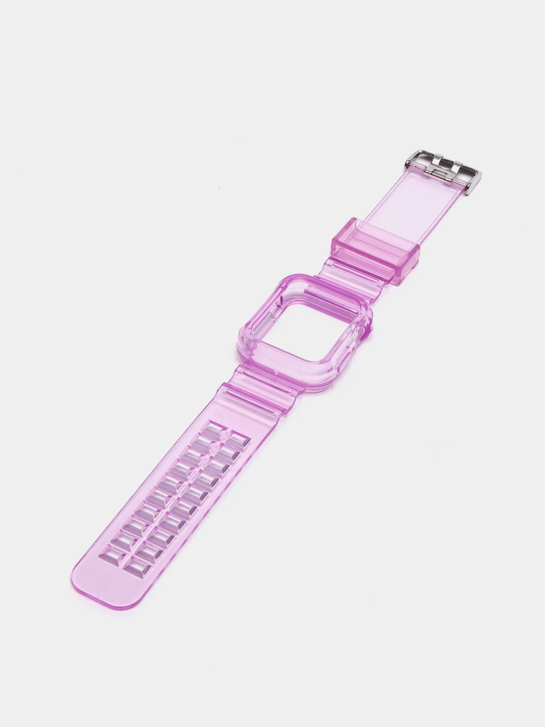 Фиолетовый прозрачный ремешок для Apple Watch