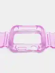 Фиолетовый прозрачный ремешок для Apple Watch