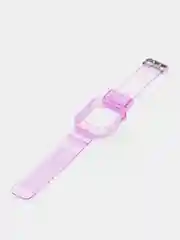 Фиолетовый прозрачный ремешок для Apple Watch