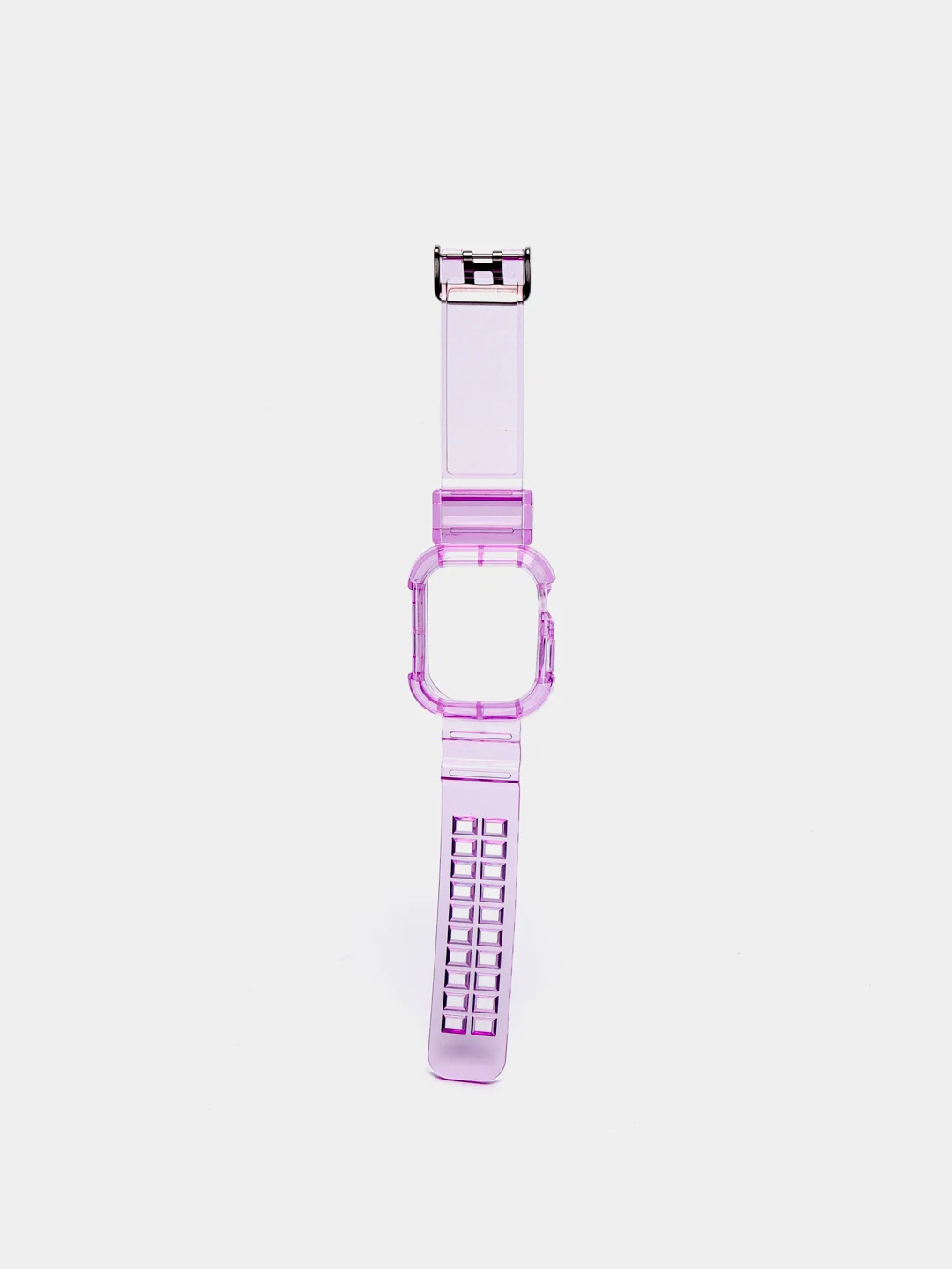 Фиолетовый прозрачный ремешок для Apple Watch