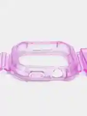 Фиолетовый прозрачный ремешок для Apple Watch
