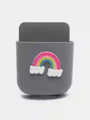 Серый настенный держатель для сотовых телефонов