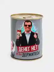 Копилка для денег, монет и купюр "Денег нет но вы держитесь!"