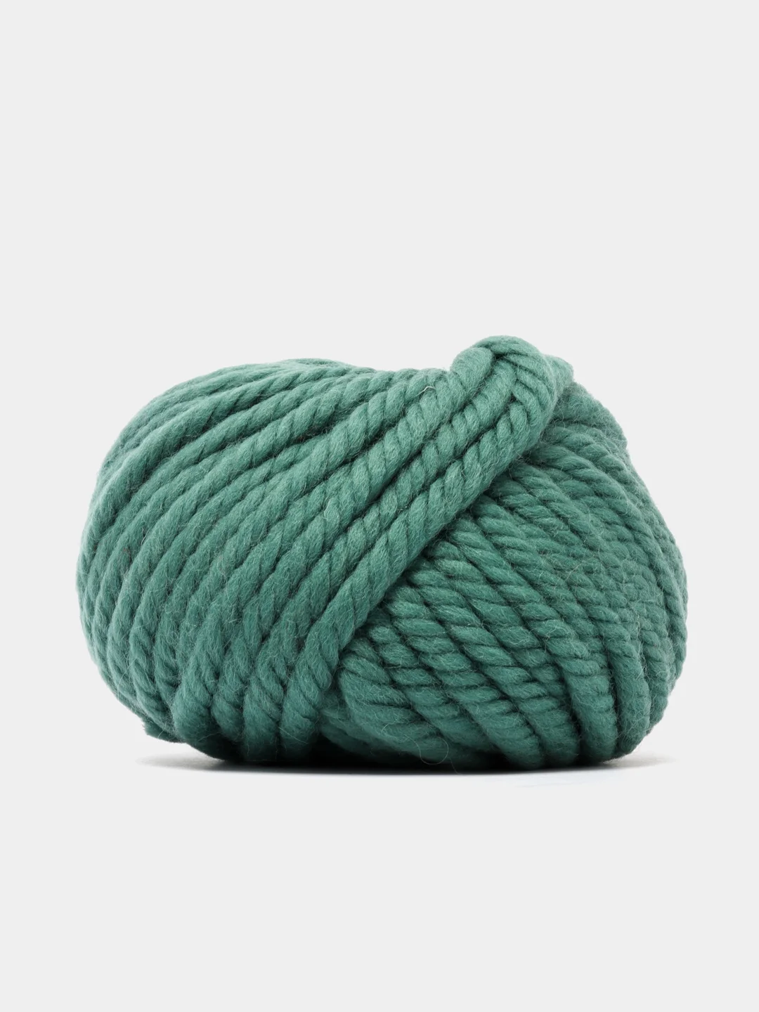 Зеленый пряжа Nako Pure Wool Plus, 100%шерсть, 100г/30м