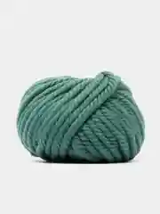 Зеленый пряжа Nako Pure Wool Plus, 100%шерсть, 100г/30м