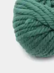 Зеленый пряжа Nako Pure Wool Plus, 100%шерсть, 100г/30м