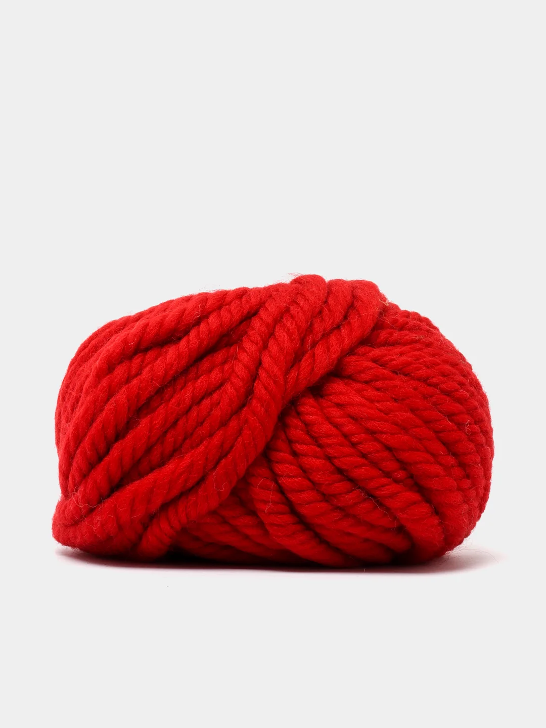 Красный пряжа Nako Pure Wool Plus, 100%шерсть, 100г/30м