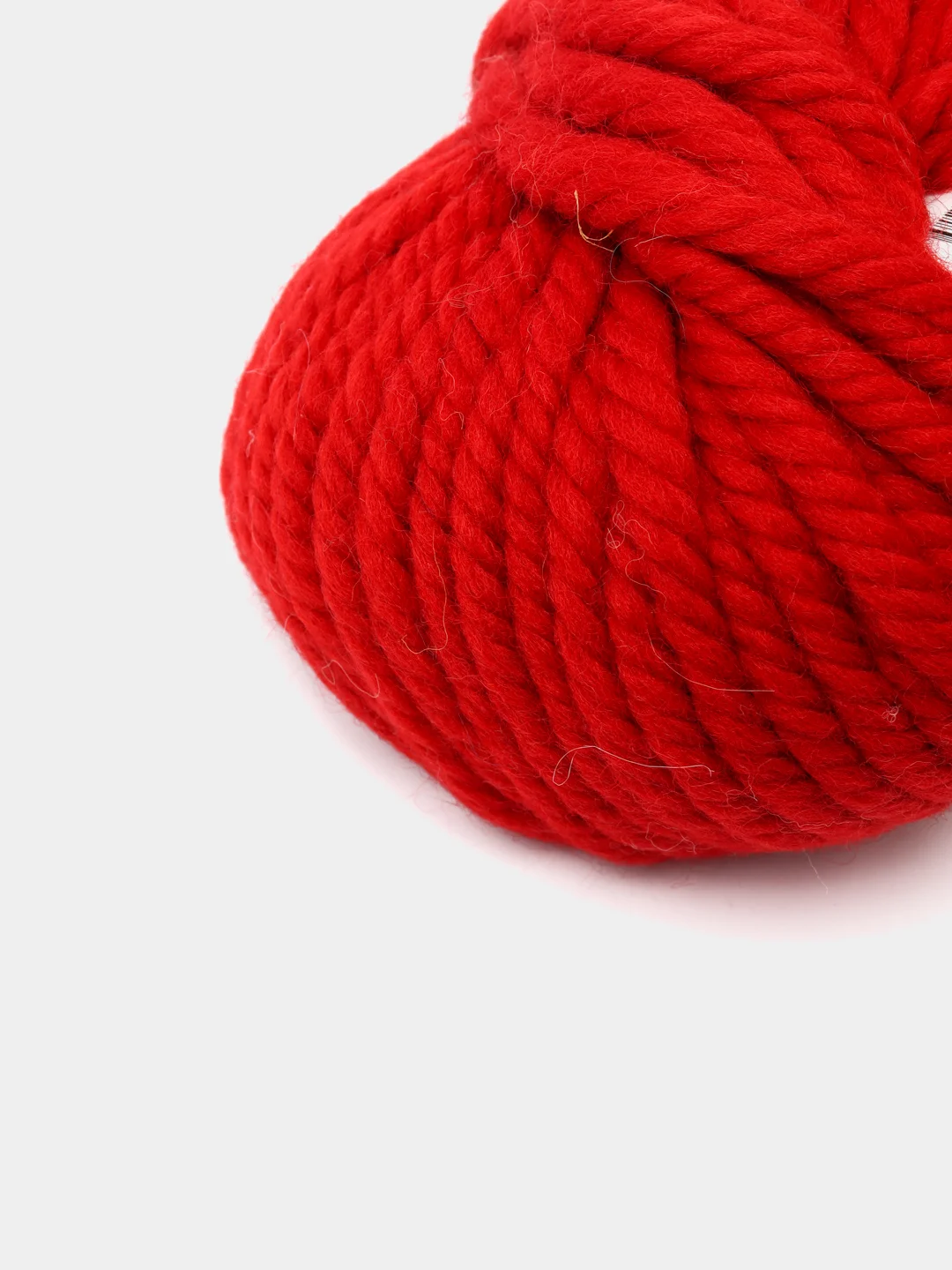 Красный пряжа Nako Pure Wool Plus, 100%шерсть, 100г/30м