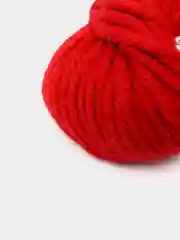 Красный пряжа Nako Pure Wool Plus, 100%шерсть, 100г/30м