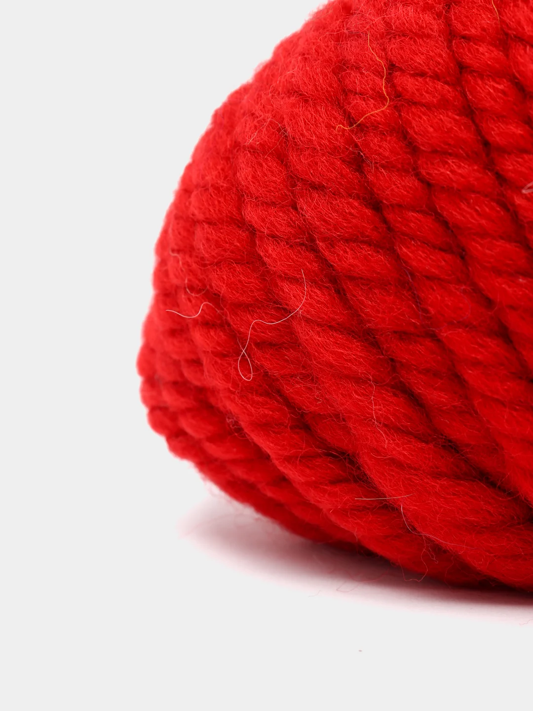Красный пряжа Nako Pure Wool Plus, 100%шерсть, 100г/30м