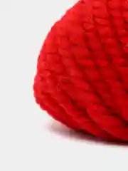 Красный пряжа Nako Pure Wool Plus, 100%шерсть, 100г/30м