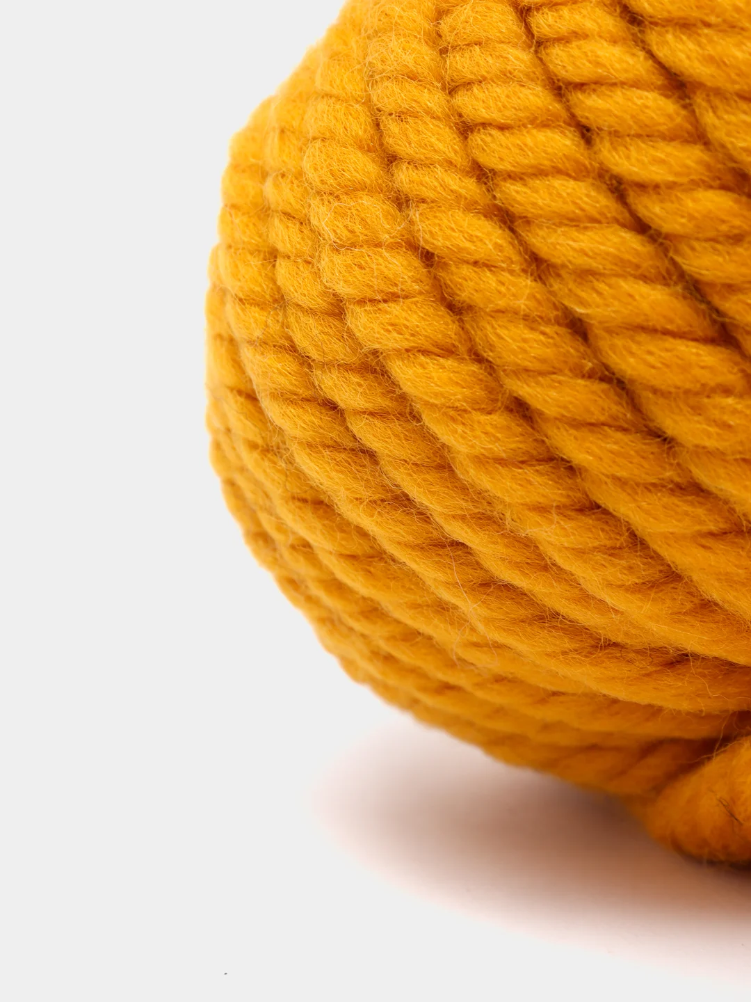 Горчичный пряжа Nako Pure Wool Plus, 100%шерсть, 100г/30м