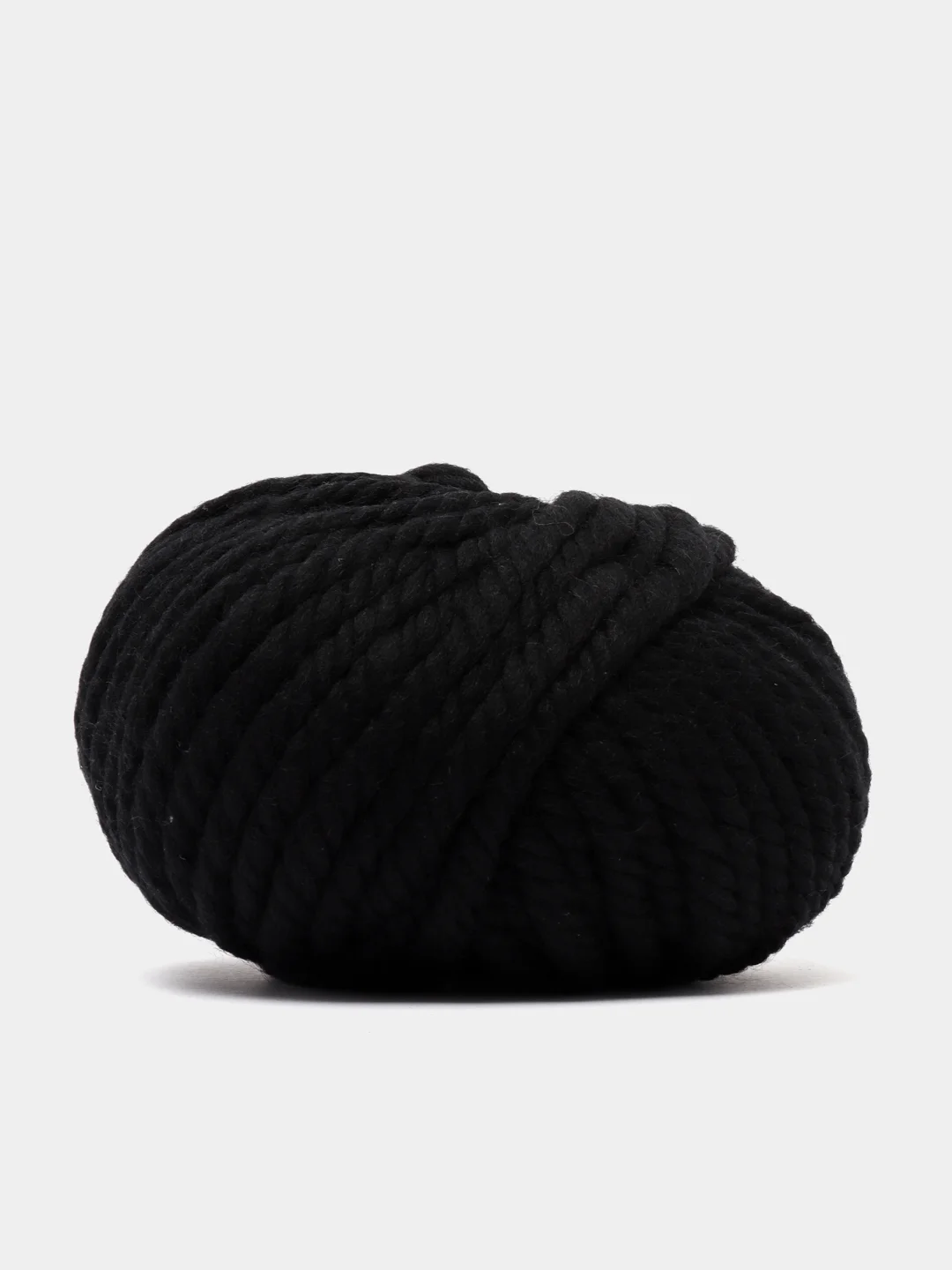 Черный пряжа Nako Pure Wool Plus, 100%шерсть, 100г/30м