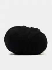 Черный пряжа Nako Pure Wool Plus, 100%шерсть, 100г/30м
