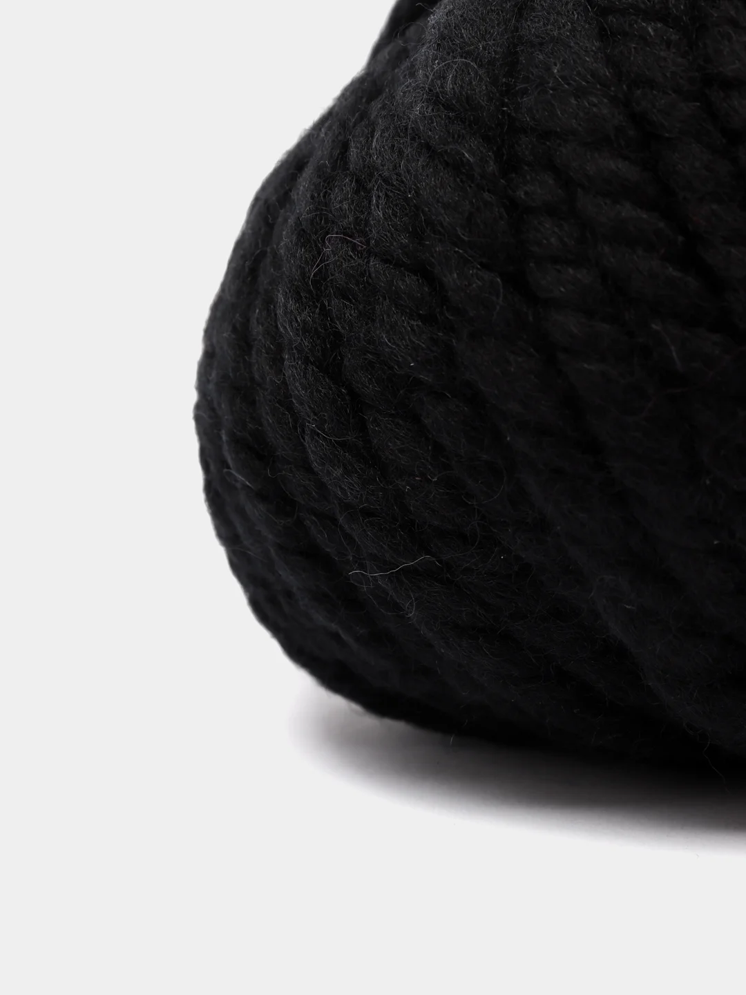 Черный пряжа Nako Pure Wool Plus, 100%шерсть, 100г/30м