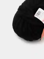 Черный пряжа Nako Pure Wool Plus, 100%шерсть, 100г/30м