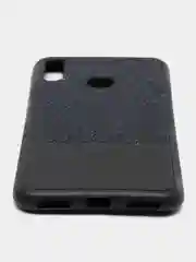 Черный чехол Huawei Y7 2019, Хуавей У7 2019 силиконовый с блестящими вставками