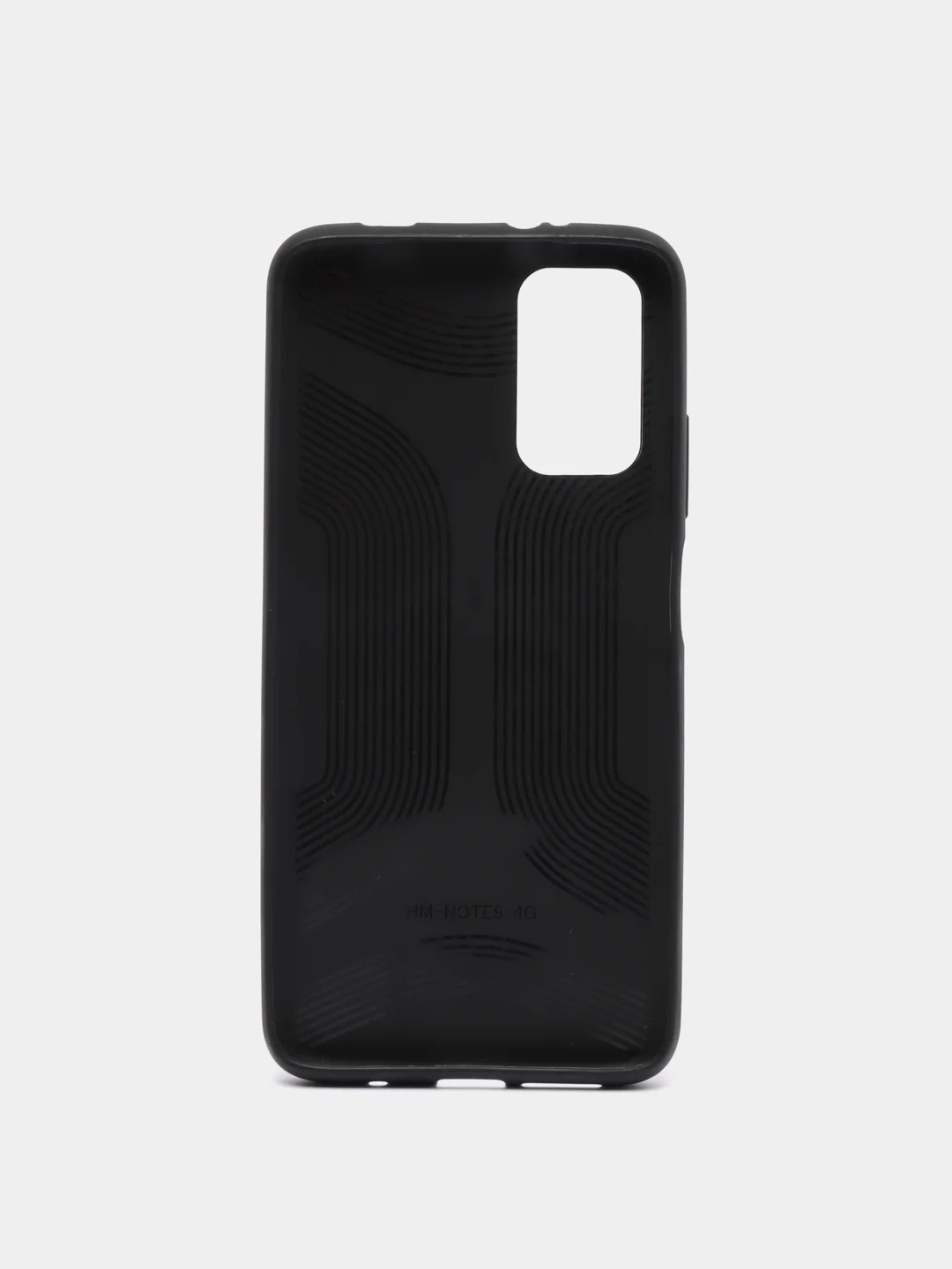 Красный силиконовый чехол накладка для Xiaomi Pocofone M3 с текстурой кожи (под кожу)