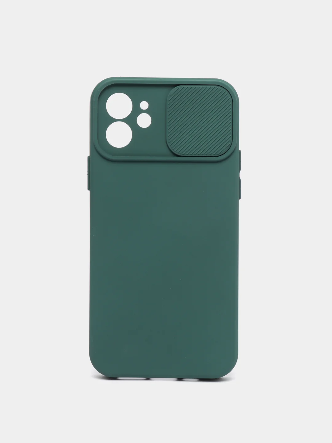 Тёмно-зелёный чехол для iPhone 11, 13, 12, Pro, Max, Mini, защита камеры, бархатный