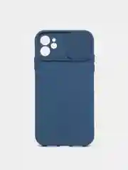 Темно-синий чехол для iPhone 11, 13, 12, Pro, Max, Mini, защита камеры, бархатный