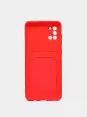 Красный wallet Чехол карман для карт Samsung A50 A30S, A31, A51 A71 A02 M02, A32, A52, A72, S20 FE
