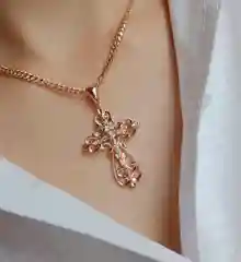 Голубой крест на шею
